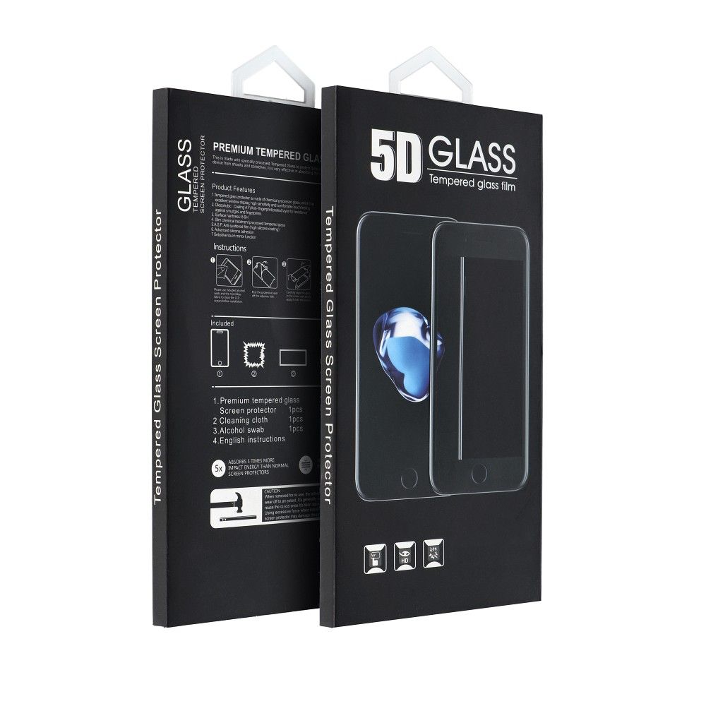 Schutzfolie OEM für Huawei P20 Pro, gehärtetes Glas, Full Glue, 5D, Schwarz.