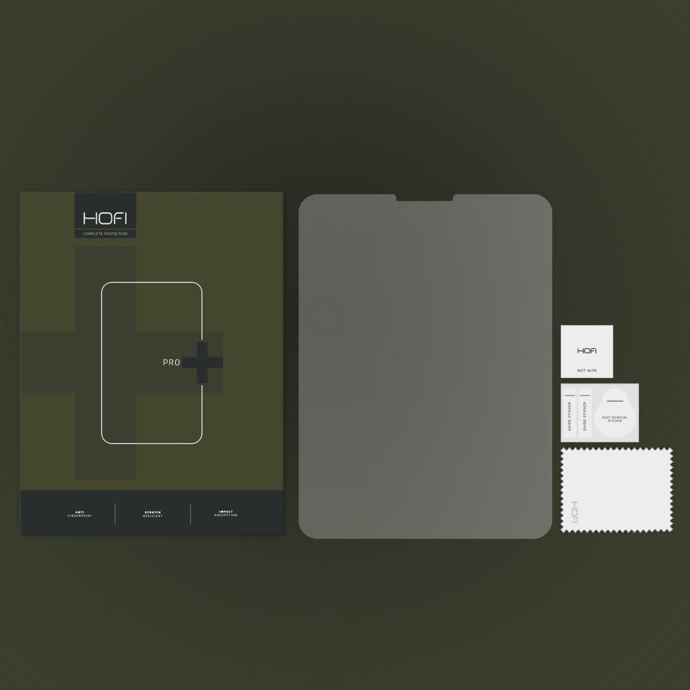 Schutzfolie HOFI PRO+ für Apple iPad Pro 11 (2022) / Pro 11 (2021) / Pro 11 (2020), Gehärtetes Glas, Vollkleber HOFI102