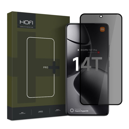 Displayschutzfolie HOFI Glas PRO+ für Xiaomi 14T Pro / 14T, Schutzschild, Vollverklebung, 2.5D