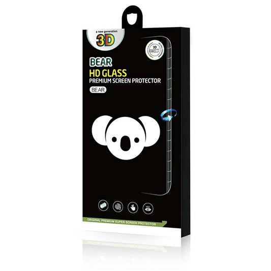 Bear HD Displayschutzfolie für Samsung Galaxy S25 Ultra S938, gehärtetes Glas, Full Glue, Schwarz