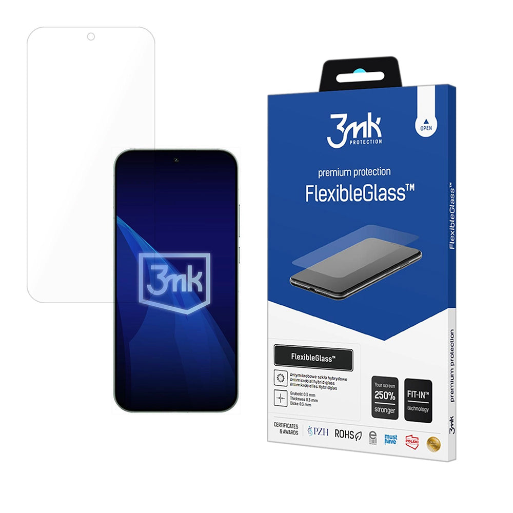 Schutzfolie 3MK FlexibleGlass für Realme GT 8 Pro, Flexibles Glas, Vollverklebung