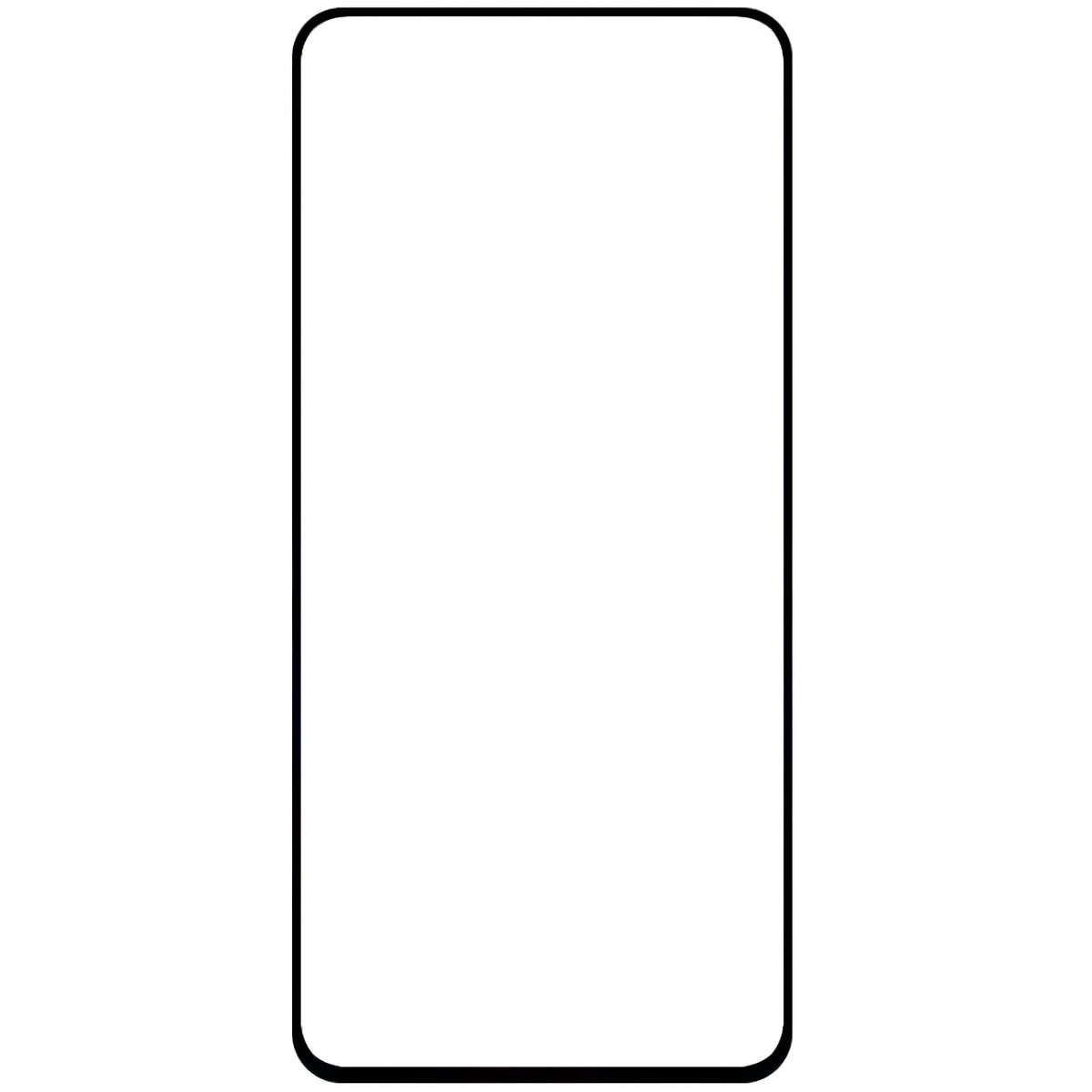 Schutzfolie Blue Shield für Samsung Galaxy A55 5G A556, gehärtetes Glas, vollflächiger Kleber, hüllenfreundlich, Schwarz