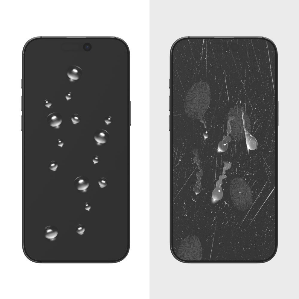 Tech-Protect FIT+ Displayschutzfolie für Motorola Moto G77 / G67, gehärtetes Glas, Full Glue, 2er Set, 2.5D, Schwarz