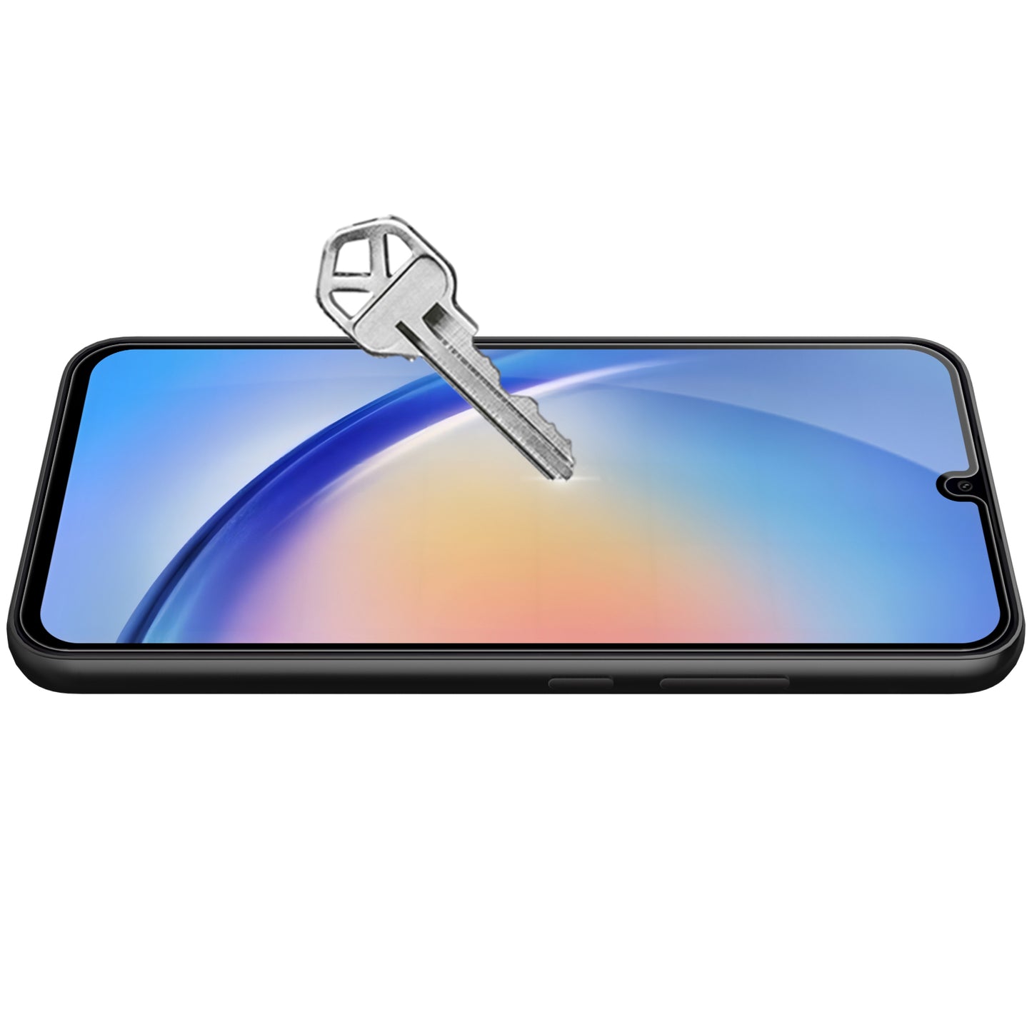 OEM Panzerglas für Samsung Galaxy A34 5G A346 | 9D Full Glue | Schwarz | 9H
