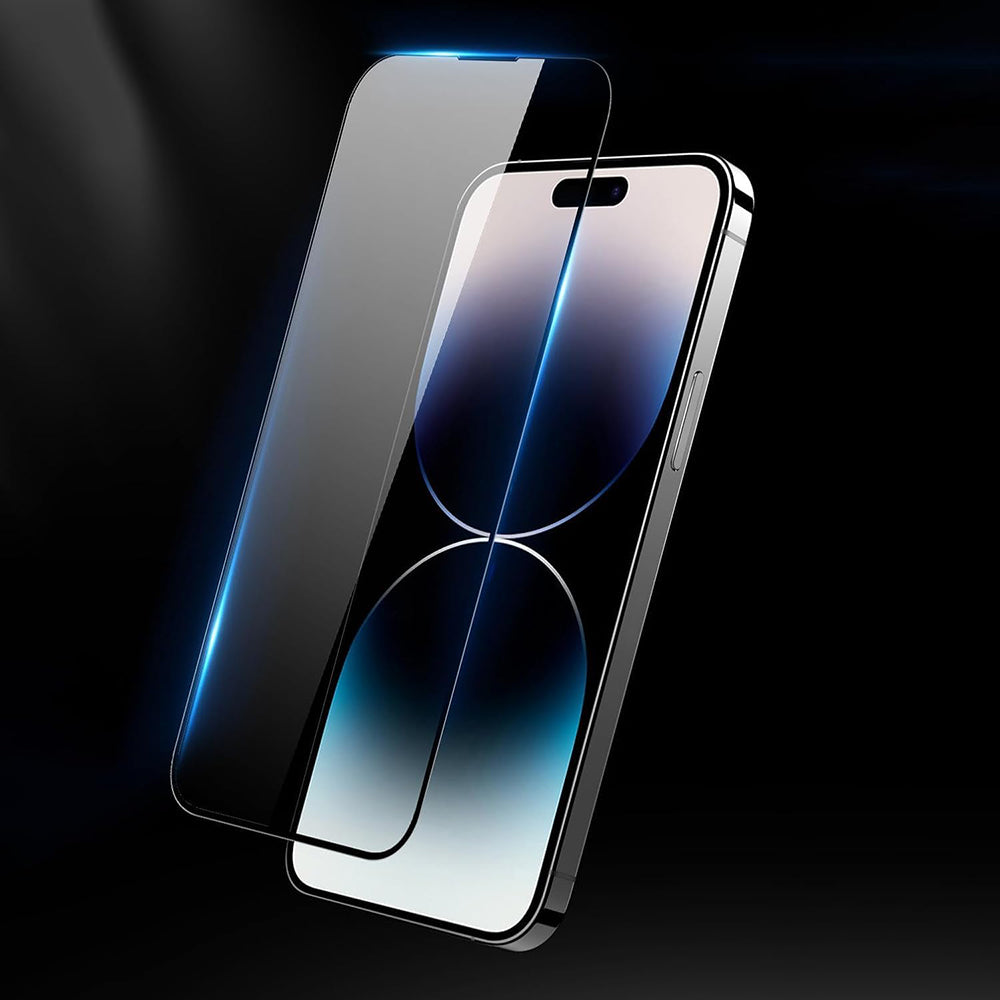 Schutzfolie Anank 5X Verstärkt Anti-Crack für Apple iPhone 17, Gehärtetes Glas, Vollverklebung, 3D, Schwarz