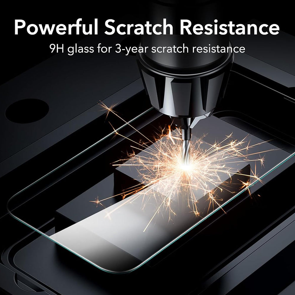 Schutzfolie ESR Bildschirm für Apple iPhone 17 Pro, Gehärtetes Glas, Vollverklebung, Set 3 Stück