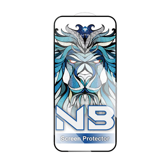 Lito NB Screen Protector for Apple iPhone 17 Air, Tempered Glass, Full Glue, Black