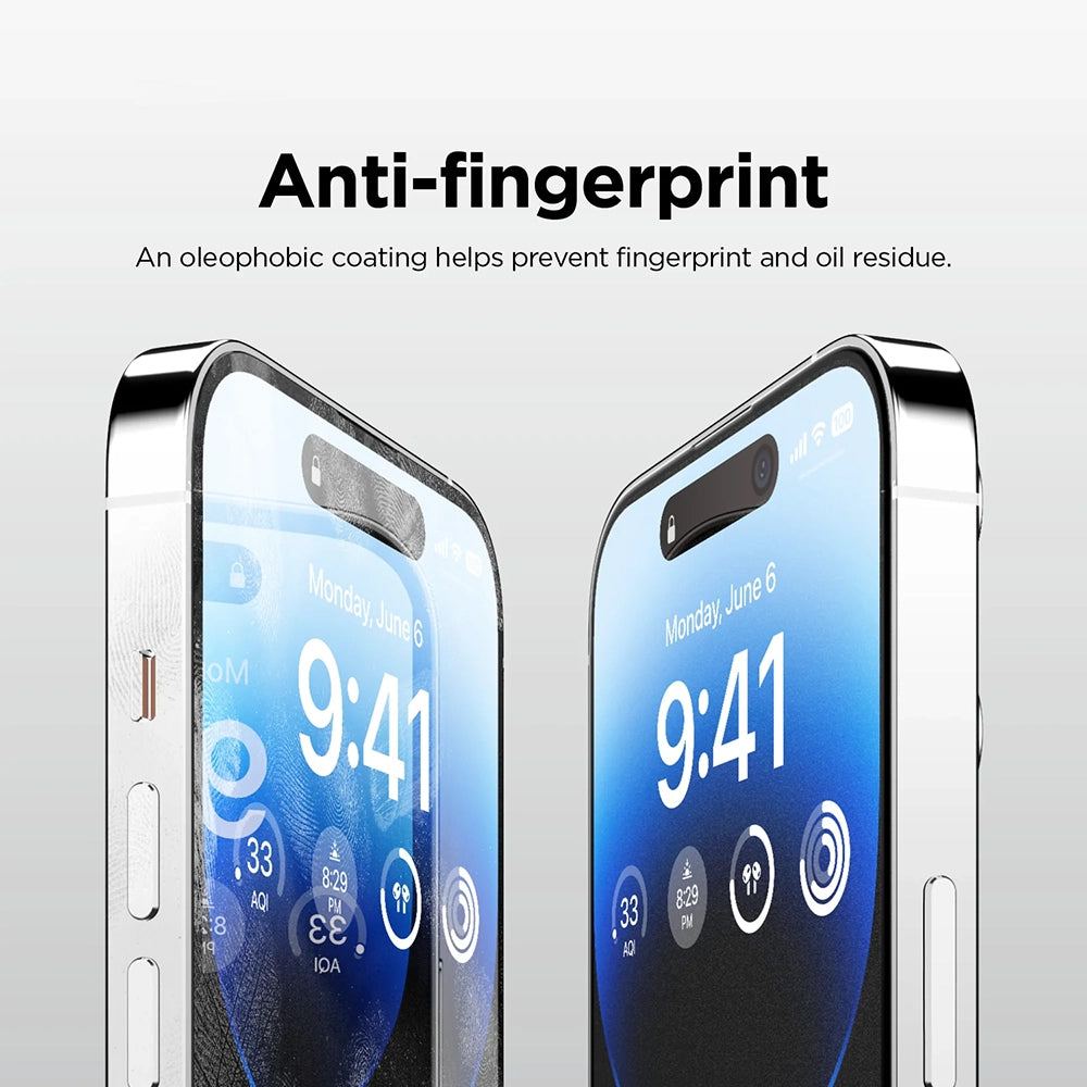 Schutzfolie Mattes Display Anank 5X Verstärkt für Apple iPhone 17 Pro Max, Gehärtetes Glas, Vollverklebung, 2.5D, Schwarz