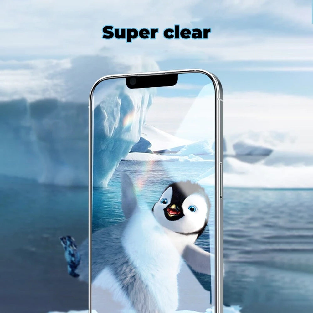 Schutzfolie Mattes Display Anank 5X Verstärkt für Apple iPhone 17 Pro Max, Gehärtetes Glas, Vollverklebung, 2.5D, Schwarz