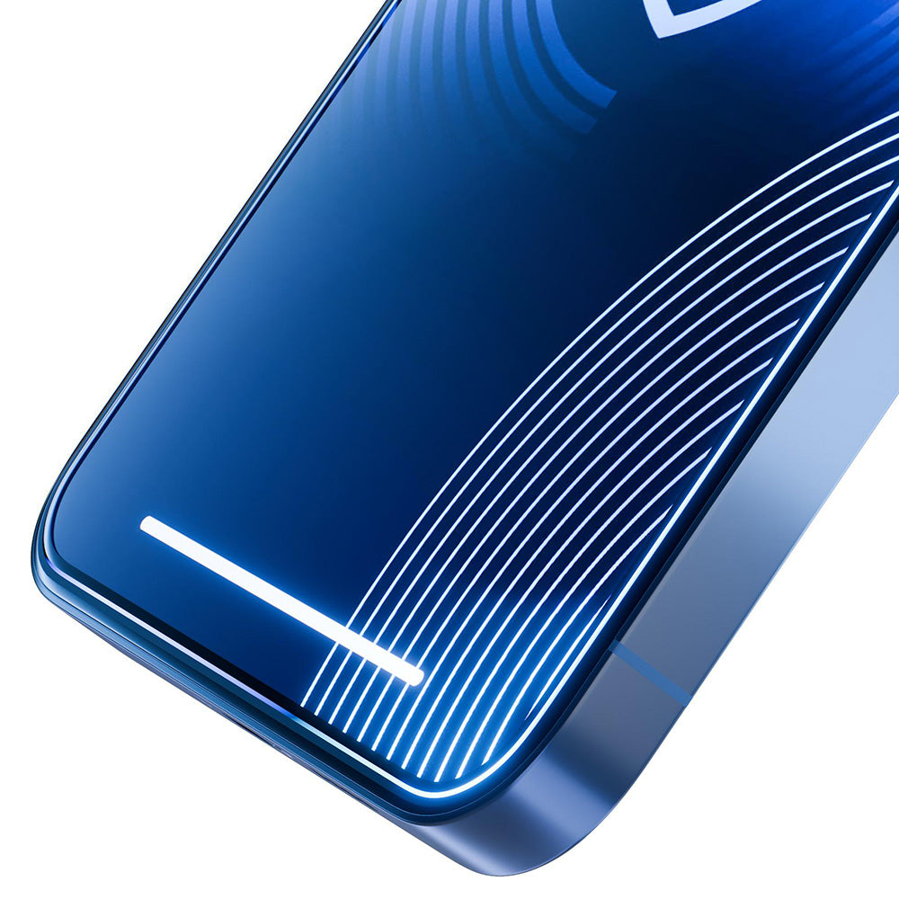 Schutzfolie Matte 3MK HardGlass Max für Apple iPhone 17 Air, Gehärtetes Glas, Vollverklebung, Schwarz