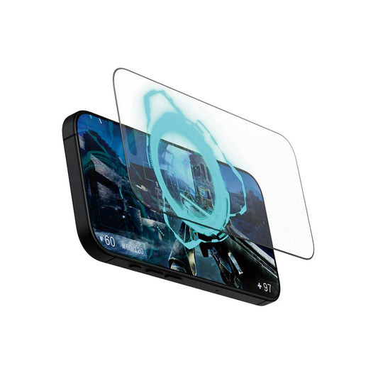 Schutzfolie Matte PanzerGlass Ultra-Wide Fit Gaming für Apple iPhone 16 Pro, gehärtetes Glas, Full Glue, Schwarz