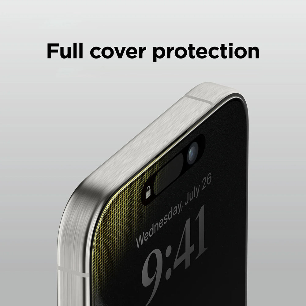 Schutzfolie Privacy Anank 5X Reinforced 180 für Apple iPhone 17 Pro, Gehärtetes Glas, Vollverklebung, 2.5D