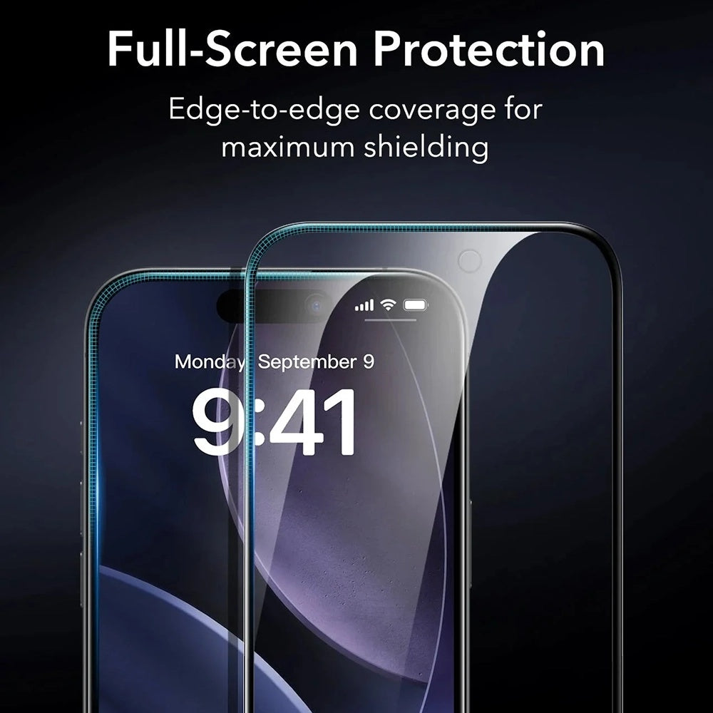 Schutzfolie Ecran Privacy ESR Armorite UltraFit für Apple iPhone 17 Air, Gehärtetes Glas, Vollverklebung, Set 3 Stück