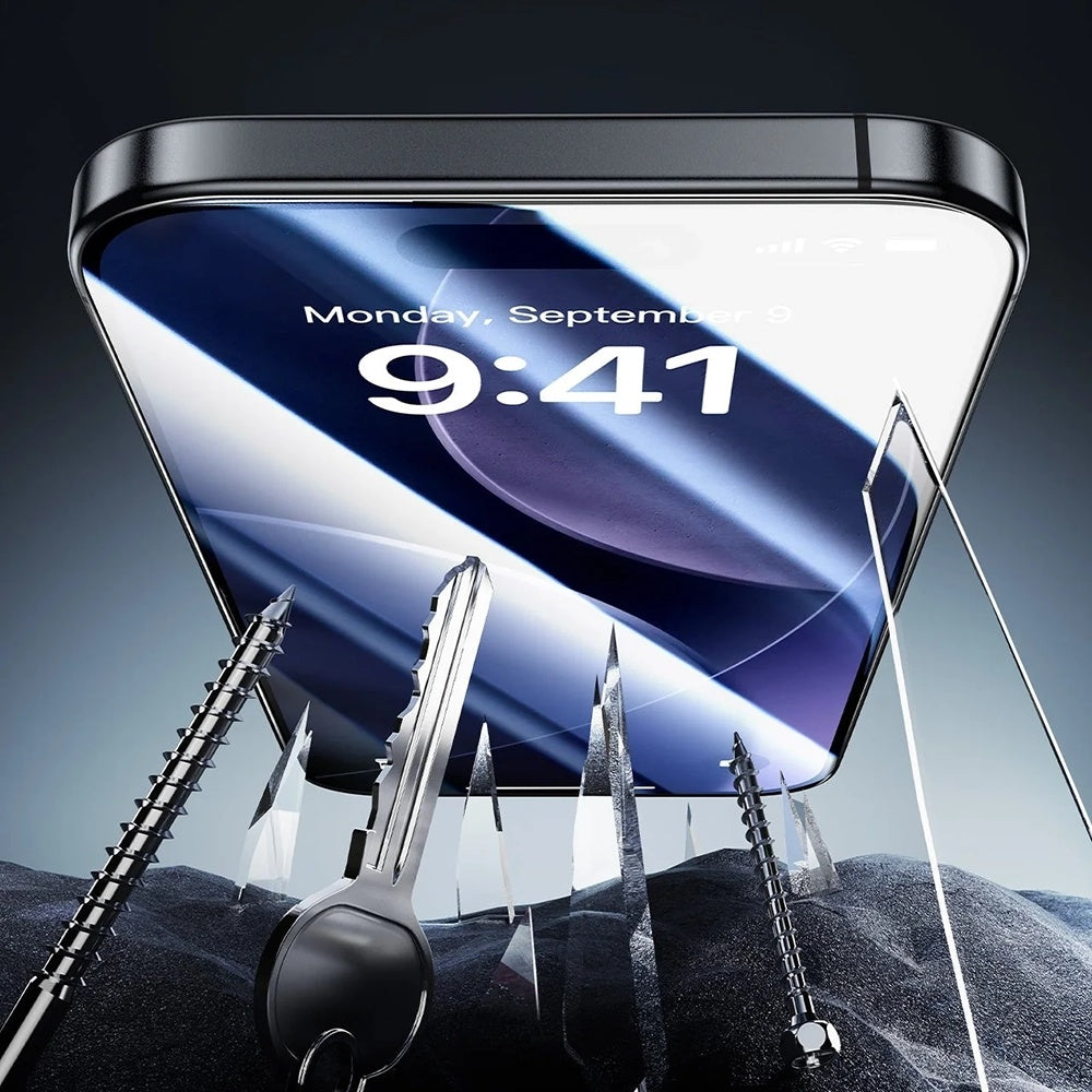 Schutzfolie Ecran Privacy ESR Armorite UltraFit für Apple iPhone 17 Air, Gehärtetes Glas, Vollverklebung, Set 3 Stück