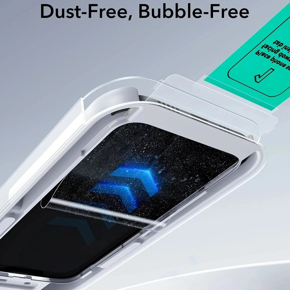 Schutzfolie Ecran Privacy ESR UltraFit für Apple iPhone 17 Pro, Gehärtetes Glas, Vollverklebung, Set 3 Stück