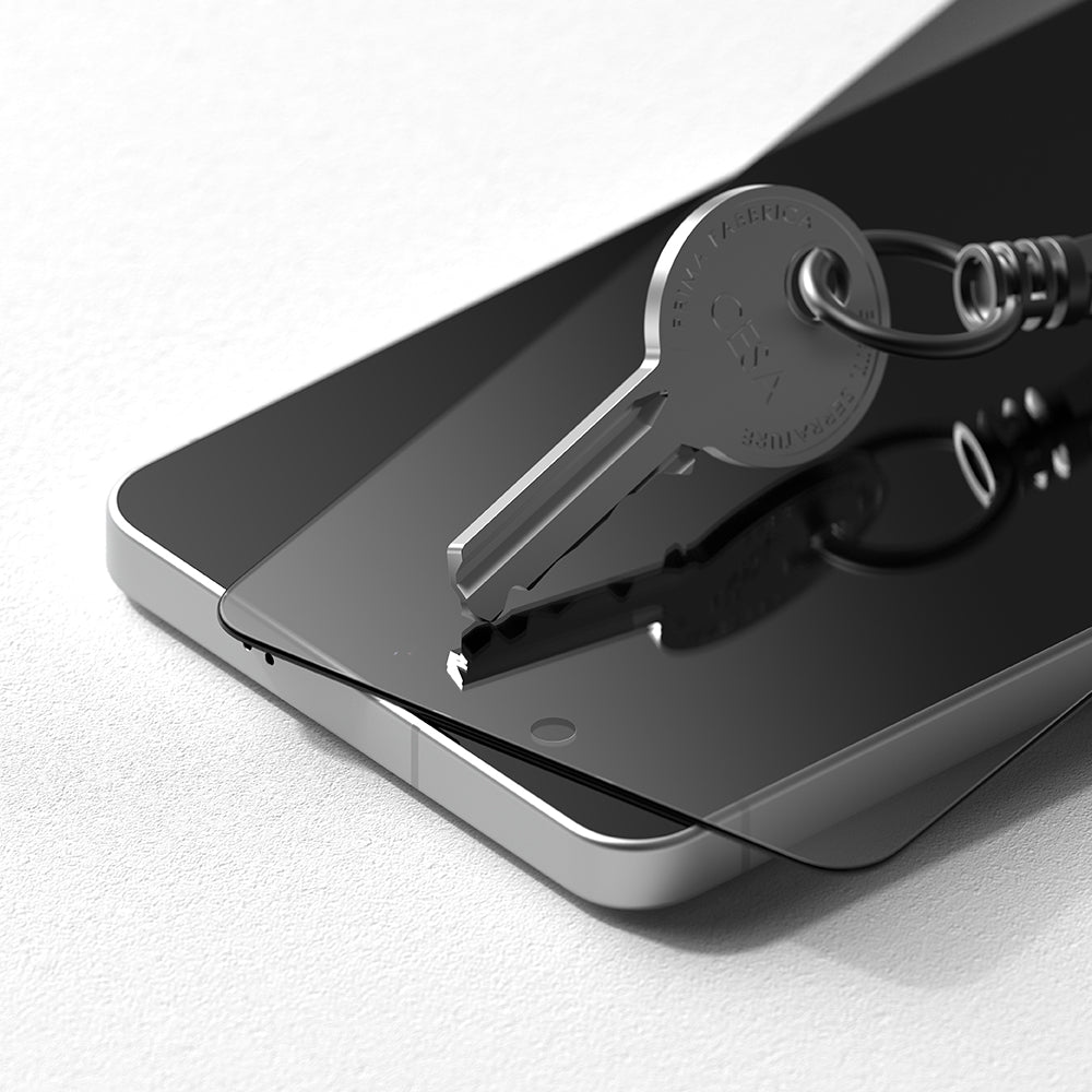 Schutzfolie Ringke Easy Slide für Samsung Galaxy S26 Plus S947, gehärtetes Glas, Vollkleber, Set mit 2 Stück, Schwarz