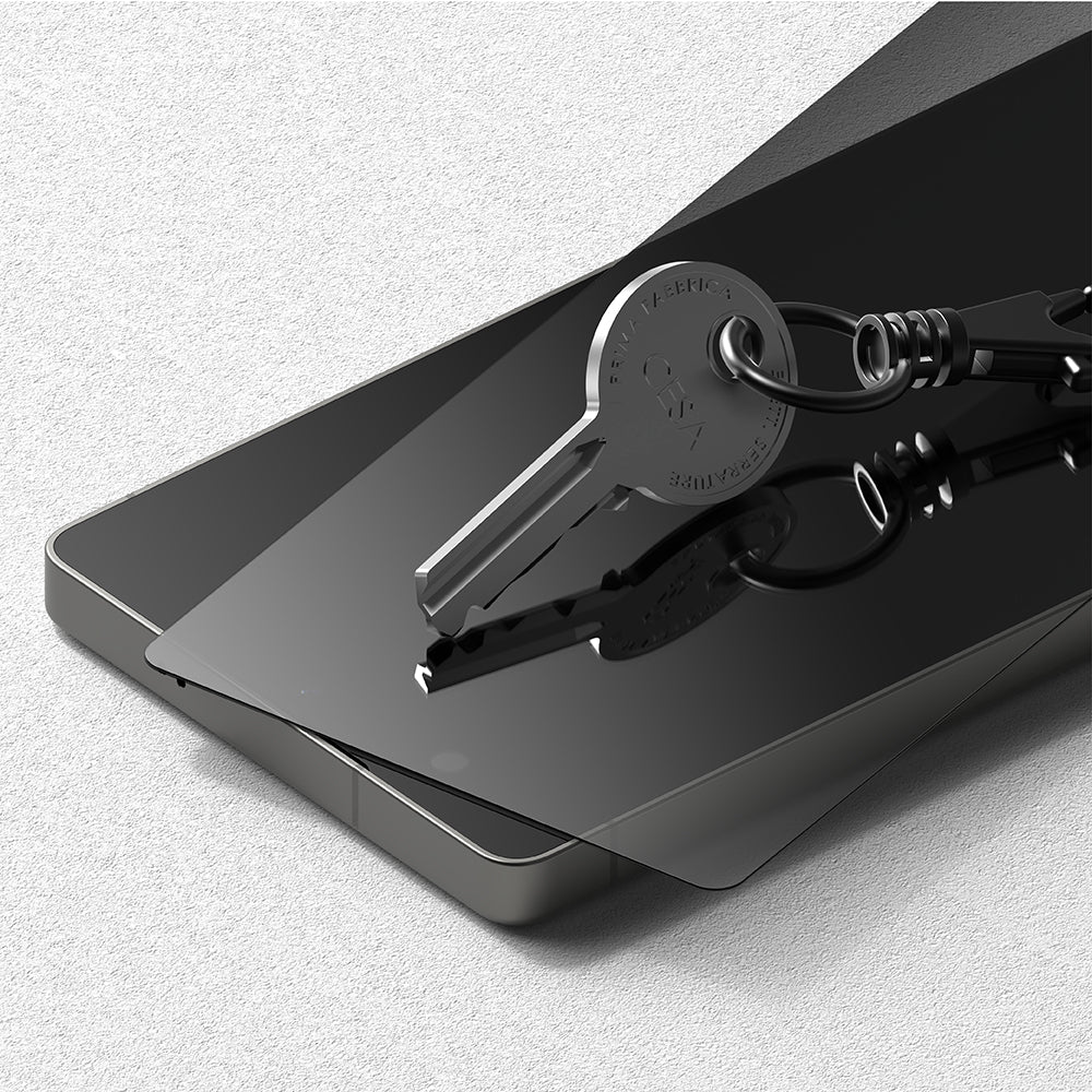 Schutzfolie Ringke Easy Slide für Samsung Galaxy S26 Ultra S948, gehärtetes Glas, Vollkleber, Set mit 2 Stück, Schwarz