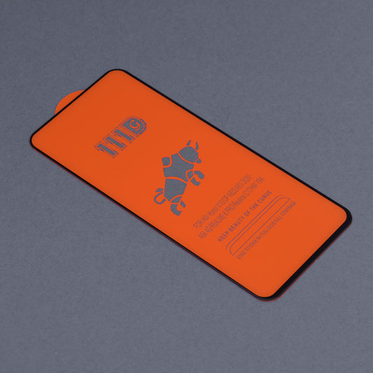 Techsuit Displayschutzfolie für Oppo A53s / A53 4G, gehärtetes Glas, Full Glue, 111D, Schwarz