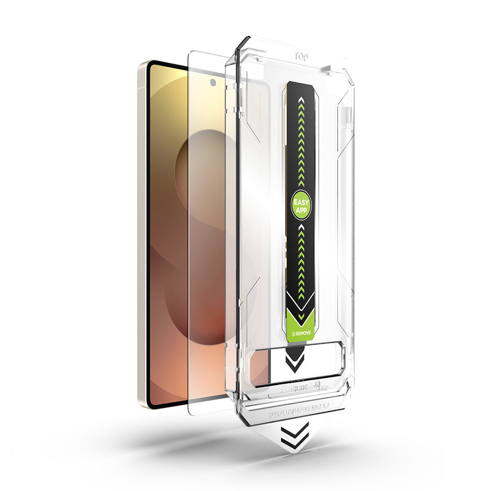 Schutzfolie Techsuit TitanGlass CrystalHD für Samsung Galaxy S26 S942, gehärtetes Glas, Vollverklebung