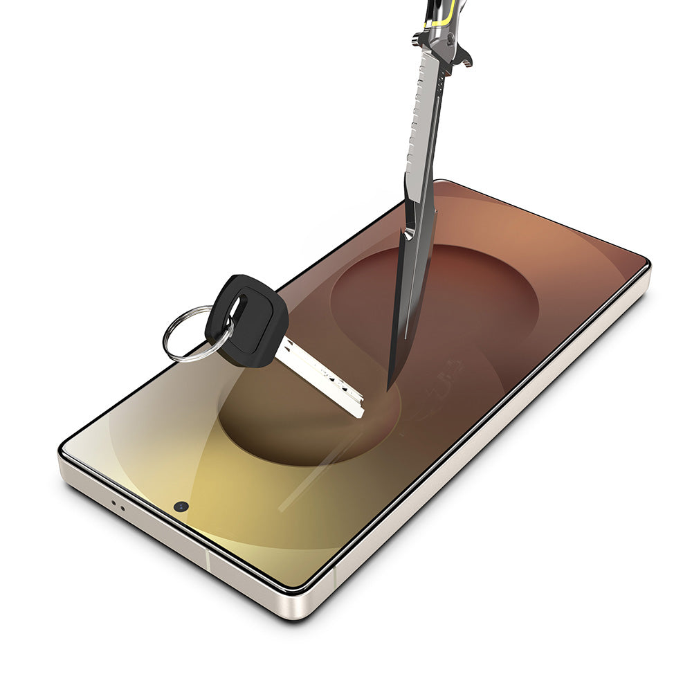 Schutzfolie Techsuit TitanGlass CrystalHD für Samsung Galaxy S26 S942, gehärtetes Glas, Vollverklebung