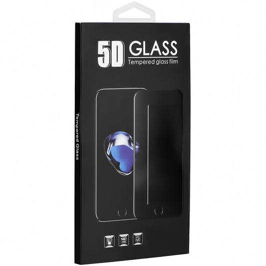 OEM Displayschutzfolie für Xiaomi Redmi 9A / Xiaomi Redmi 9C, Glasschutz, vollflächig, vollflächig klebend, 5D, 0,3mm, schwarz
