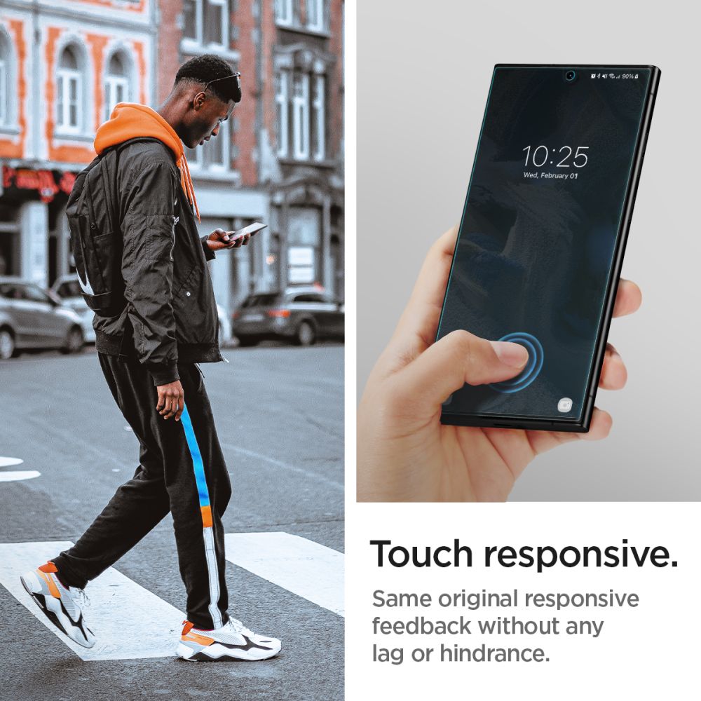 Schutzfolie Spigen Neo Flex für Samsung Galaxy S23 Ultra S918, Kunststoff, Set 2 Stück AFL05943