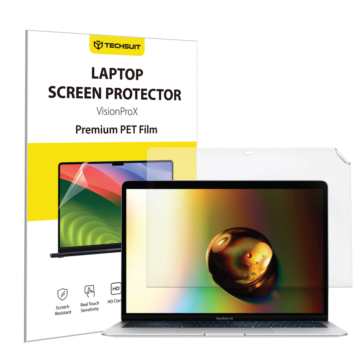 Matte Anti Blue Light Screen Protector Techsuit VisionProX for Apple MacBook Air 13inch (2020) / (2018) / (2017), Plastic