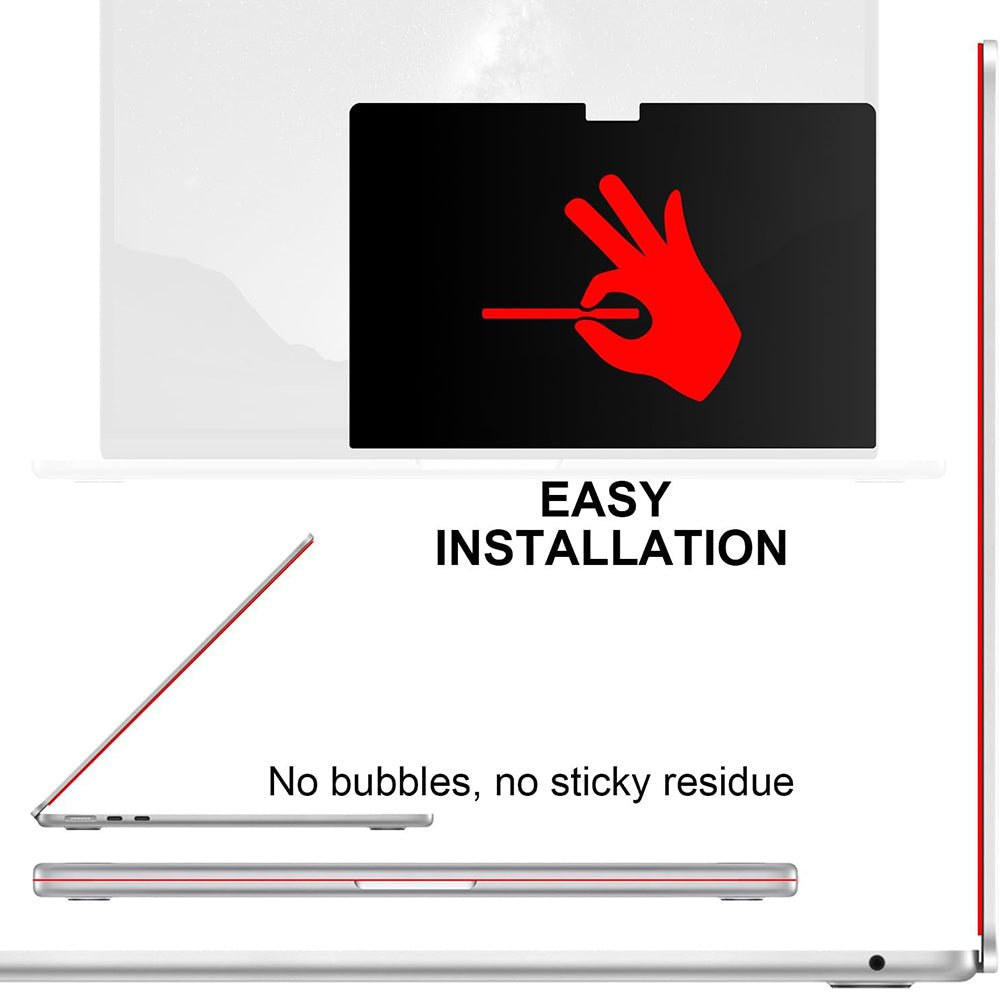 Privacy-Schutzfolie Techsuit VisionProX Magnetic für Apple MacBook Pro 16 Zoll (2026) / (2024), Kunststoff