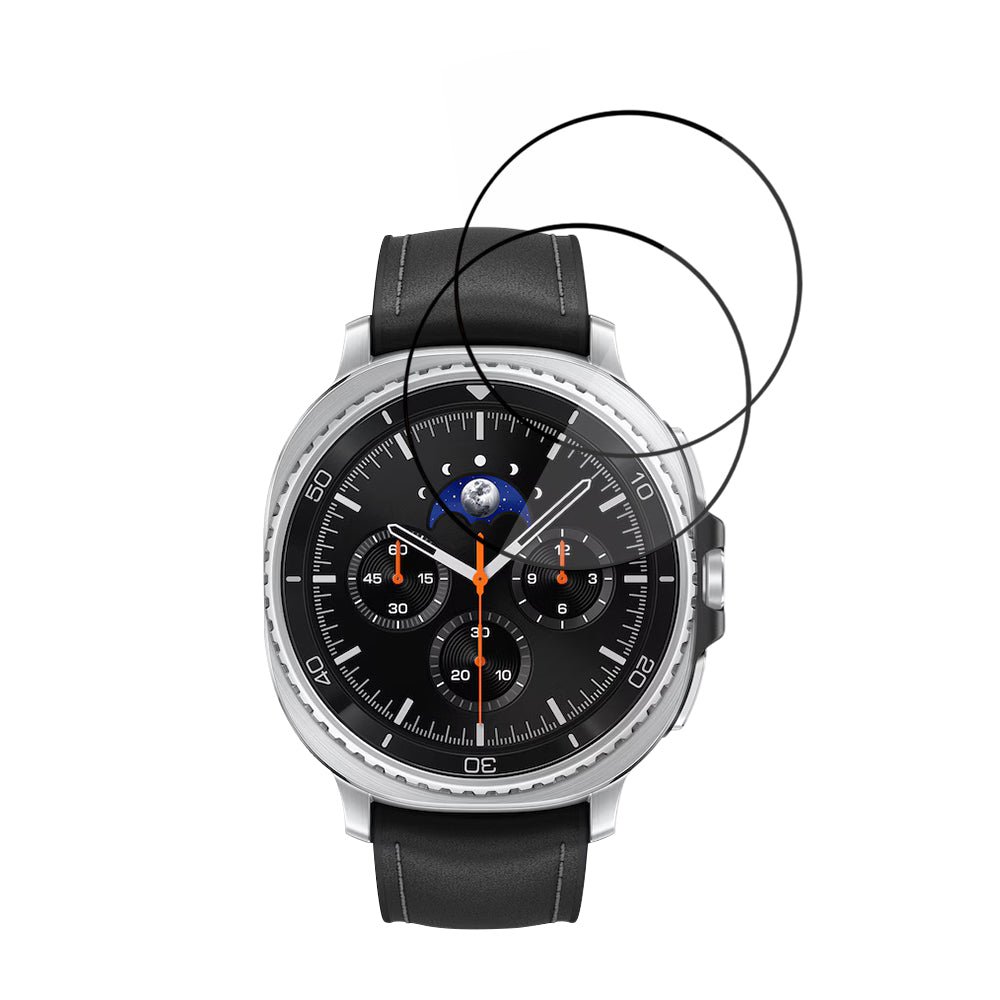 Schutzfolie Techsuit Nano Flex für Samsung Galaxy Watch8 Classic, Set 2 Stück, Kunststoff, Schwarz