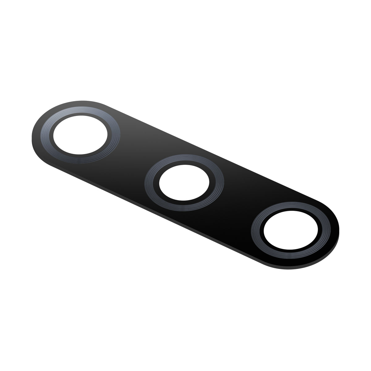 Rückkamera-Glas Honor 9X Pro / Huawei P smart Pro 2019, Schwarz