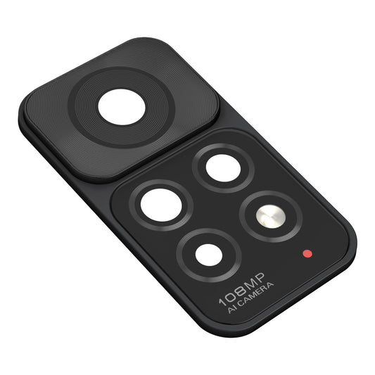 Rückkamera-Glas Xiaomi Redmi Note 11 Pro, mit Rahmen, schwarz