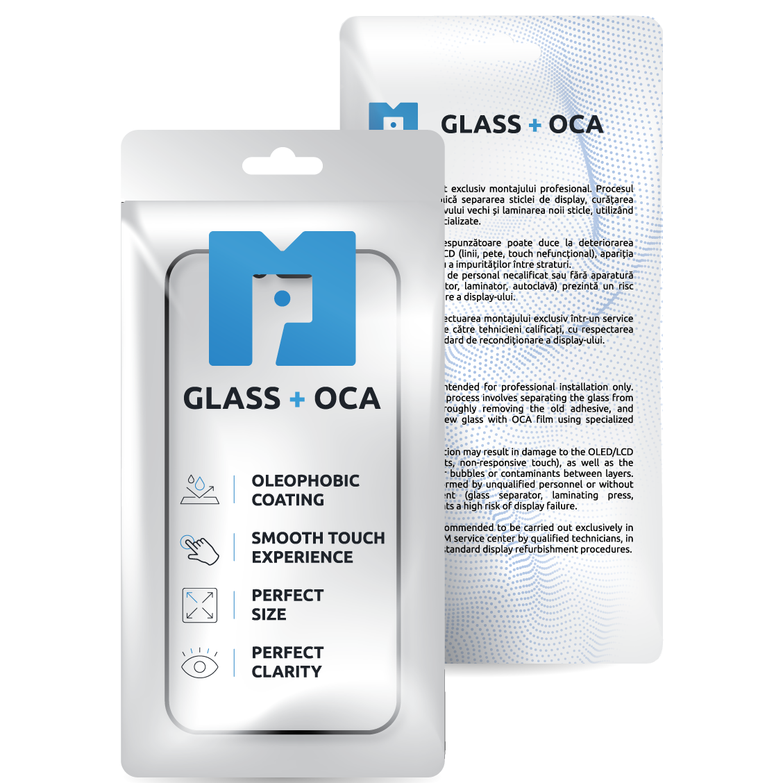 Displayglas + OCA MP kompatibel mit Apple iPhone 14 Plus, Schwarz