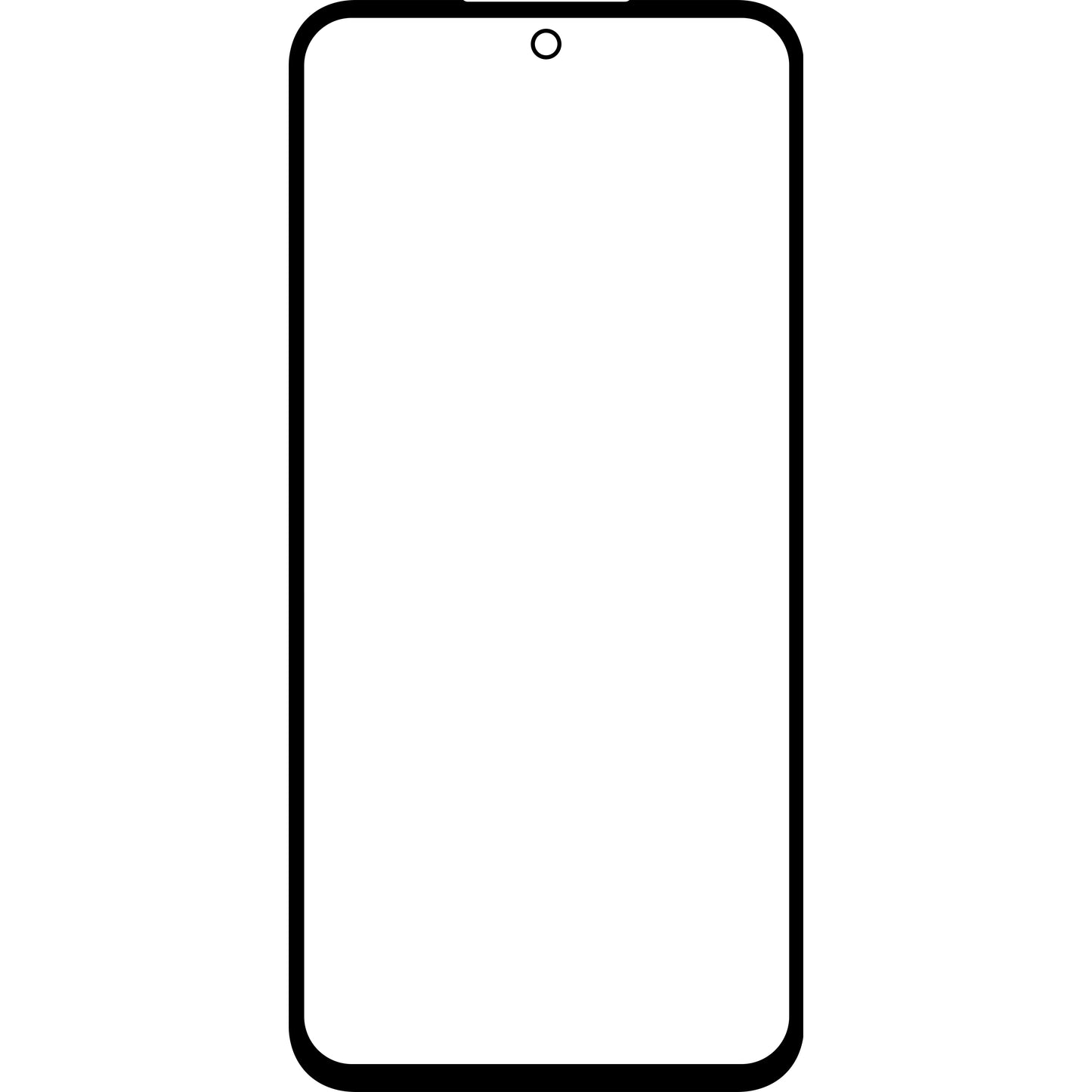 Bildschirmglas + OCA Forward Shield für Samsung Galaxy A55 5G A556, Schwarz