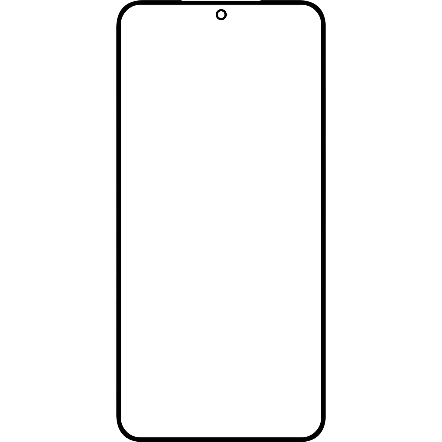 Bildschirmglas + OCA Forward Shield für Samsung Galaxy S23+ S916, Schwarz