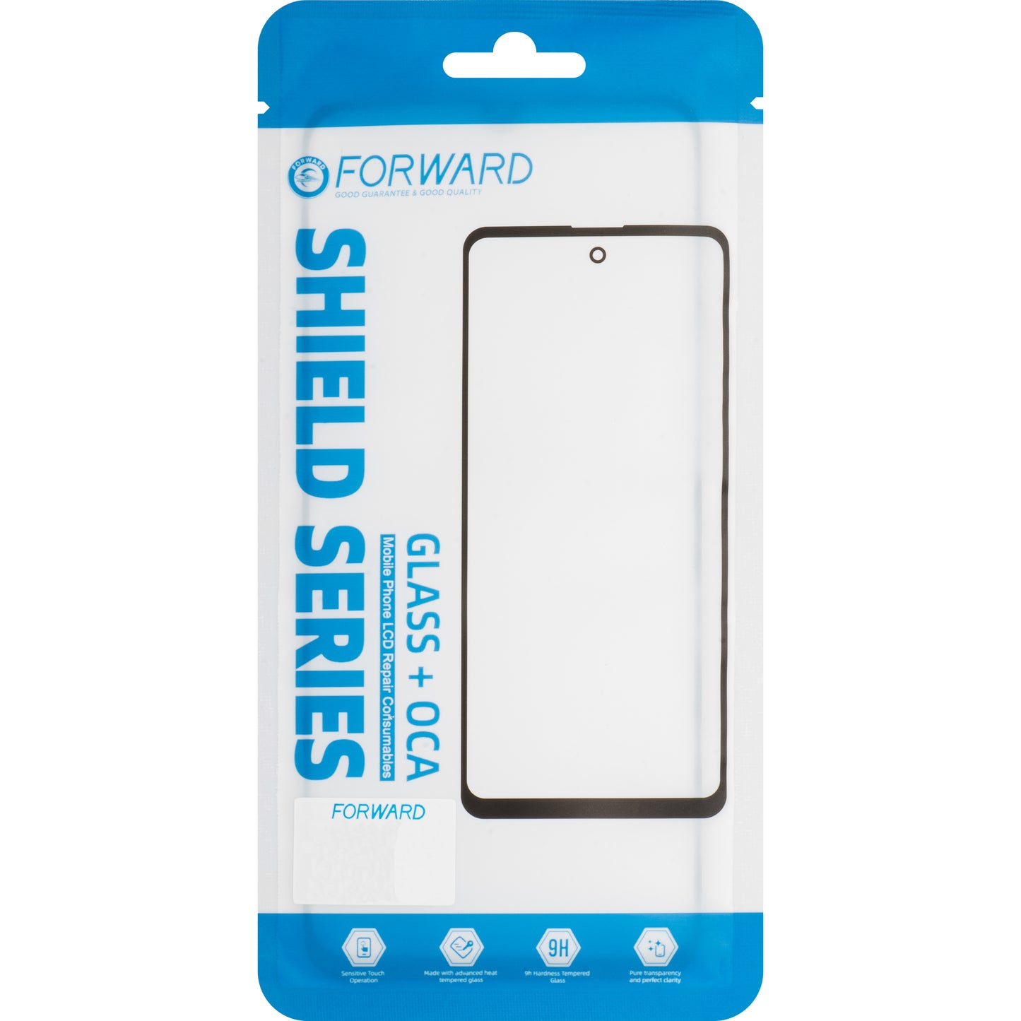 Bildschirmglas + OCA Forward Shield für Samsung Galaxy S24 S921, Schwarz