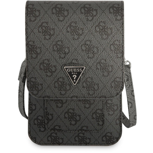 Universaltasche für Telefon, Guess, 4G Triangle Logo, Schwarz