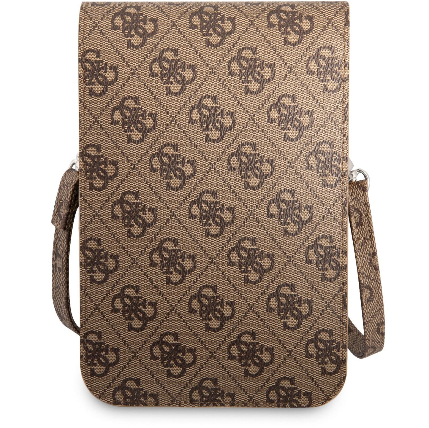 Universaltasche für Telefon, Guess, 4G Triangle Logo, Braun