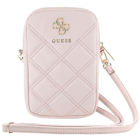 Universaltasche für Telefon, Guess, Quilted 4G, Rosa