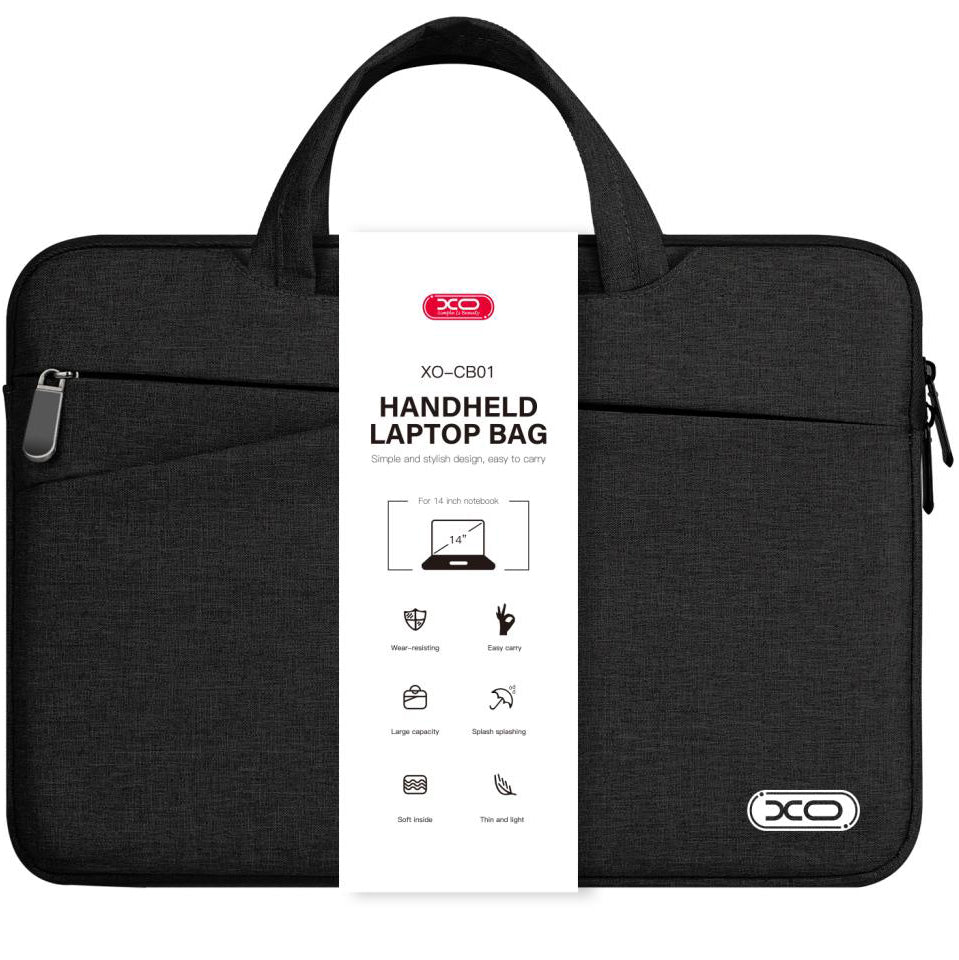 XO Design CB01 Laptop-Tasche 14 Zoll | Schwarz
