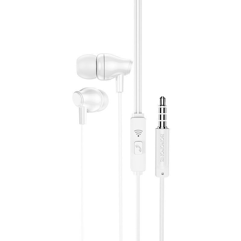 Handsfree 3.5mm Borofone BM61 Wanderer, Weiß