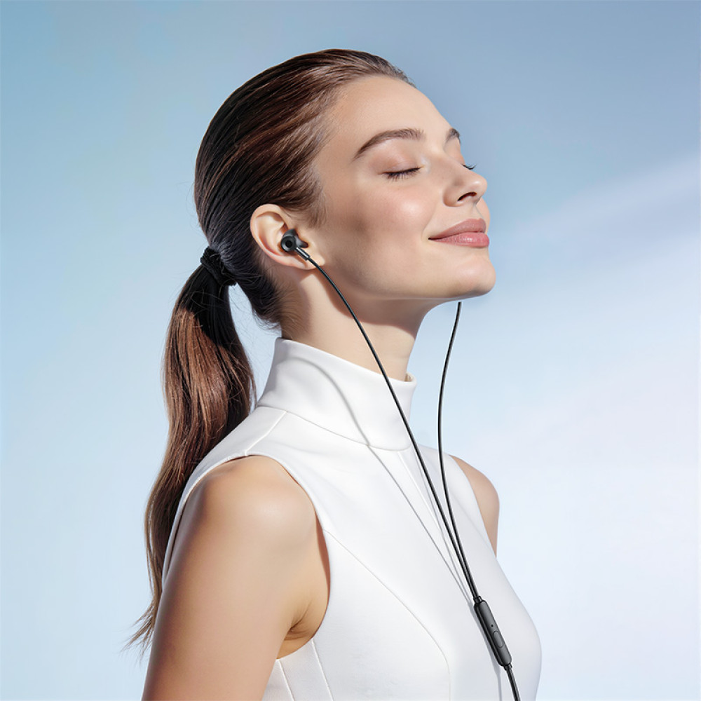 Freisprecheinrichtung 3,5 mm / USB-C HOCO M119A, Schwarz