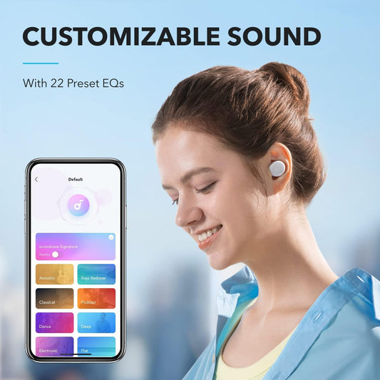 Handsfree Bluetooth Anker SoundCore A25i, TWS, Weiß A3948G21