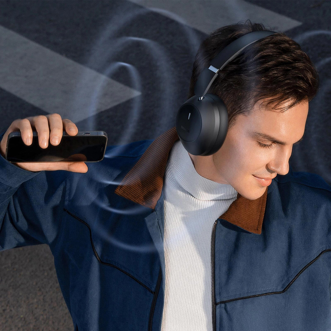 Handsfree Bluetooth Baseus Bass 30 Max, A2DP, Schwarz A00070700121-00