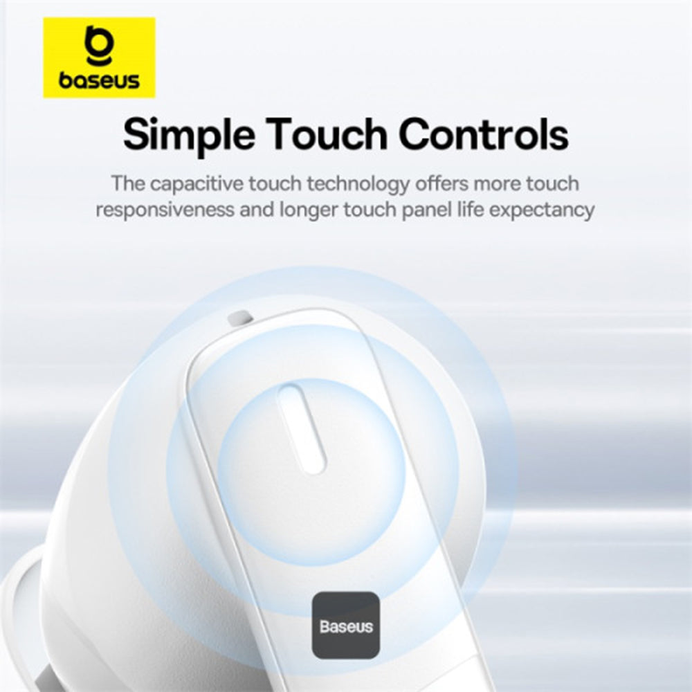 Handsfree Bluetooth Baseus Bowie E20, TWS, Weiß A00069700223-00