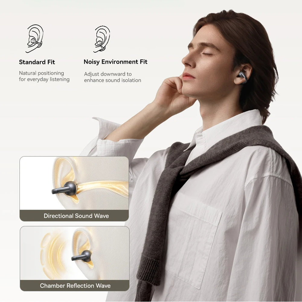 Handsfree Bluetooth Baseus Bowie MC1 Pro, TWS, MultiPoint, Schwarz A0102503