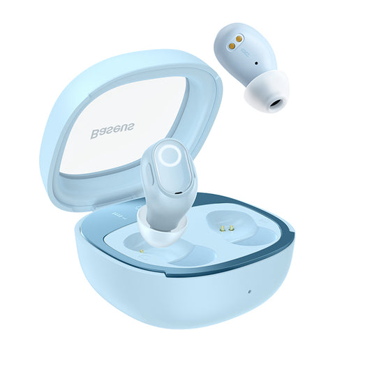 Handsfree Bluetooth Baseus WM02+, TWS, Blau NGTW370303