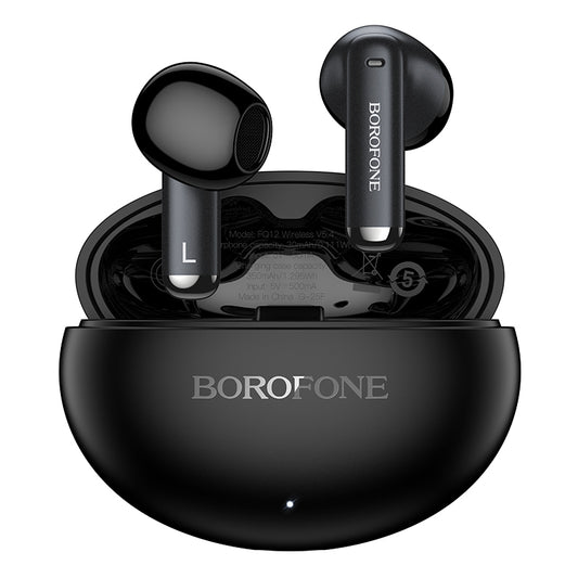 Bluetooth-Freisprecheinrichtung Borofone FQ12 Nice, TWS, Schwarz