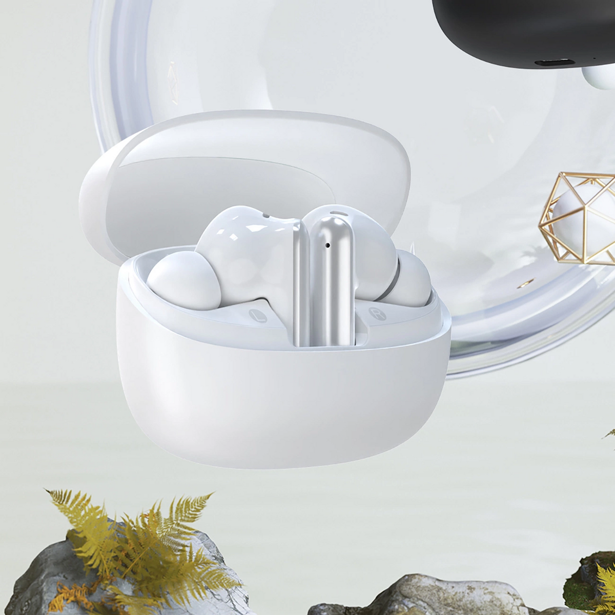 Bluetooth-Headset Dudao U21, TWS, ANC, Weiß