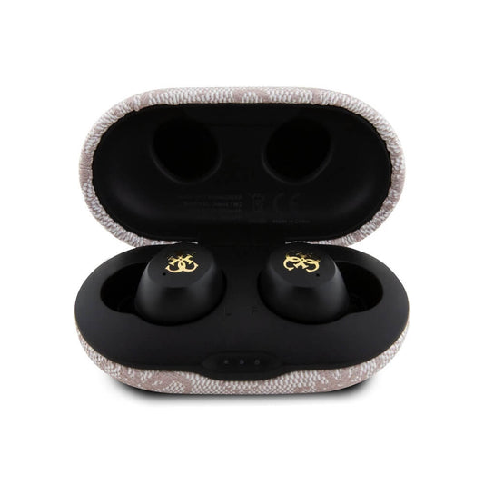 Handsfree Bluetooth Guess 4G Metal, TWS, Rosa