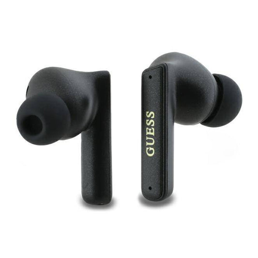 Handsfree Bluetooth Guess Capsule Printed Logo, TWS, ANC, Schwarz